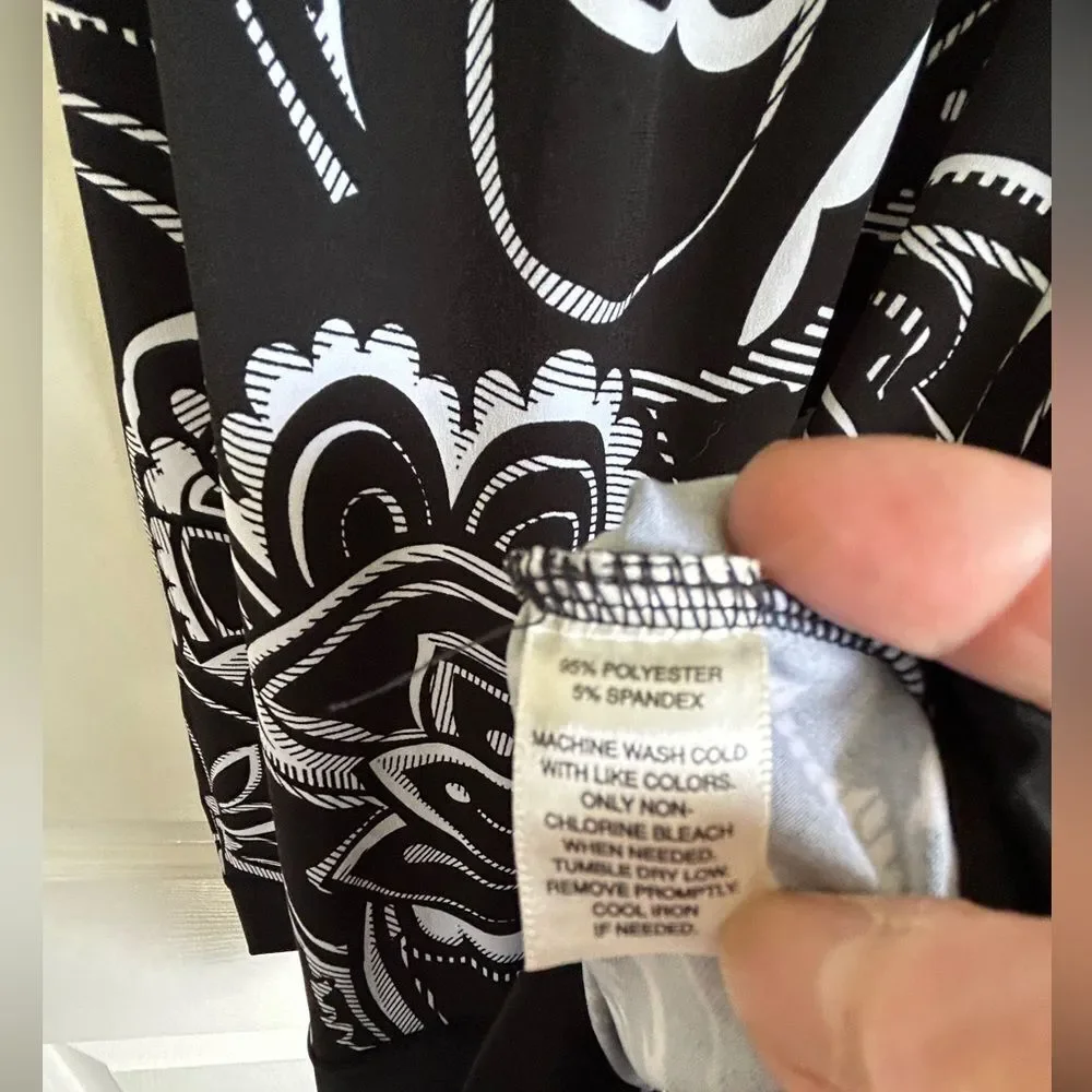 NWT White House Black Market High Neck Paisley Dress